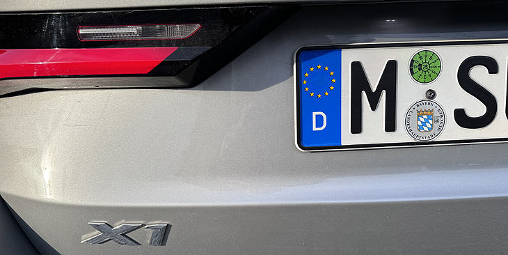 Wunschkennzeichen in München beginnen mit M oder neuerdings auch mit MUC für München (©Foto: Martin Schmitz)